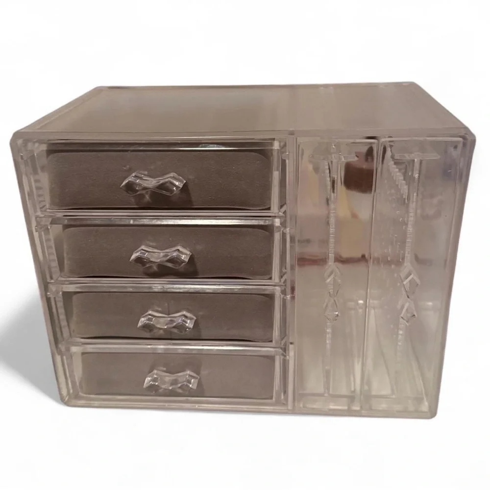 Transparent Multi-Drawer Makeup Organizer